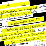 Leire's 'Notebook 2025' includes three other precise mentions of "PS": the "meeting with PS" points to Sánchez