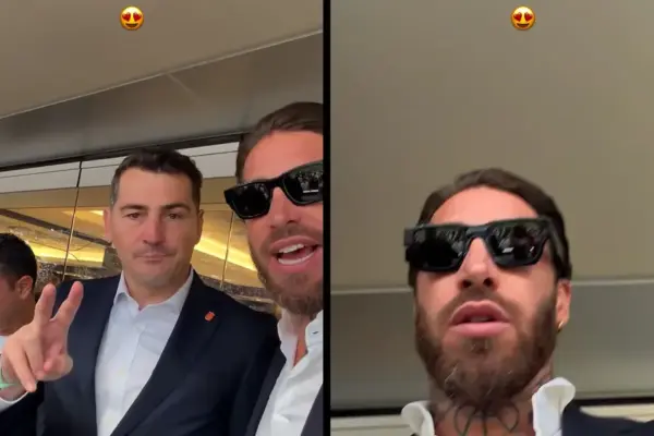 The viral video of Sergio Ramos, Iker Casillas and 'pelopo' Xavi Hernández: "You are spaced out"