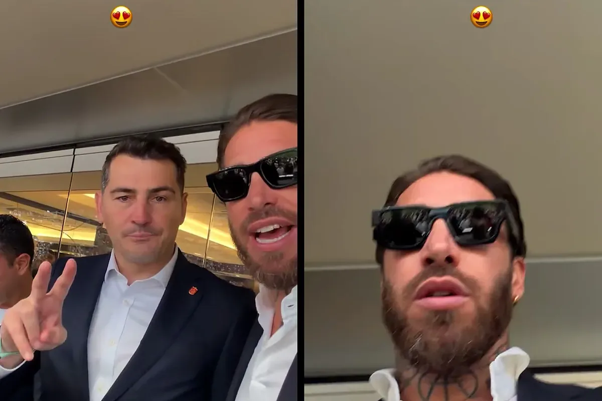 The viral video of Sergio Ramos, Iker Casillas and 'pelopo' Xavi Hernández: "You are spaced out"