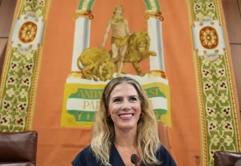 Ana Mestre, in Parliament.