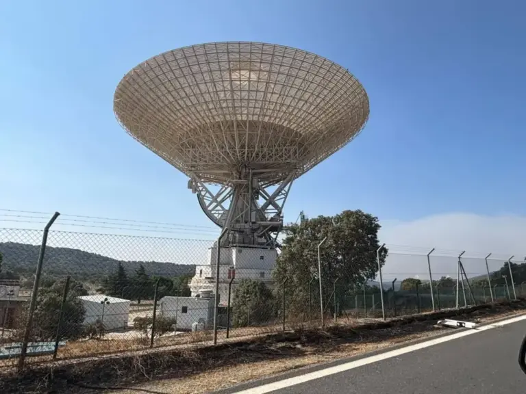 the NASA Deep Space Communications Complex.