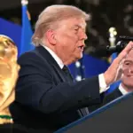 The Royal Family, Rosalía, Bardem, and the lurid reunion of Trump and Sánchez: the red carpet of the World Cup final