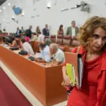 The 'popular' Ana Mestre debuts as president of the Andalusian Parliament with a snub from María Jesús Montero's PSOE: "This is not going to be a ring"