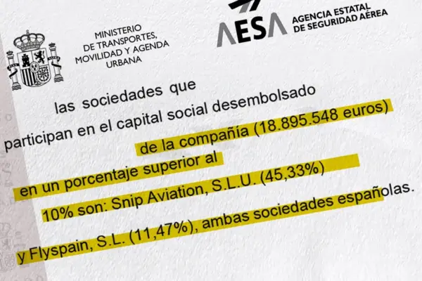 The Government rescued Plus Ultra with a falsified shareholder control structure