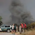 The exodus from uncontrolled fires: "We had never faced so many evacuations"