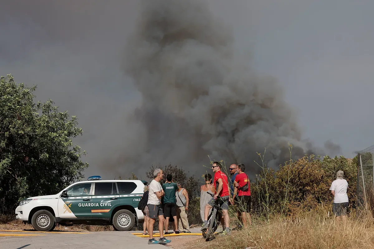 The exodus from uncontrolled fires: "We had never faced so many evacuations"
