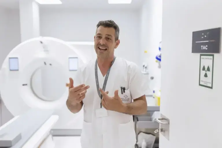 Antonio Galindo, one of the supervisors of the imaging diagnostics service.