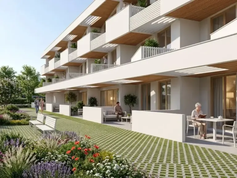 Render of Ad Petrum homes that will be in Guadarrama