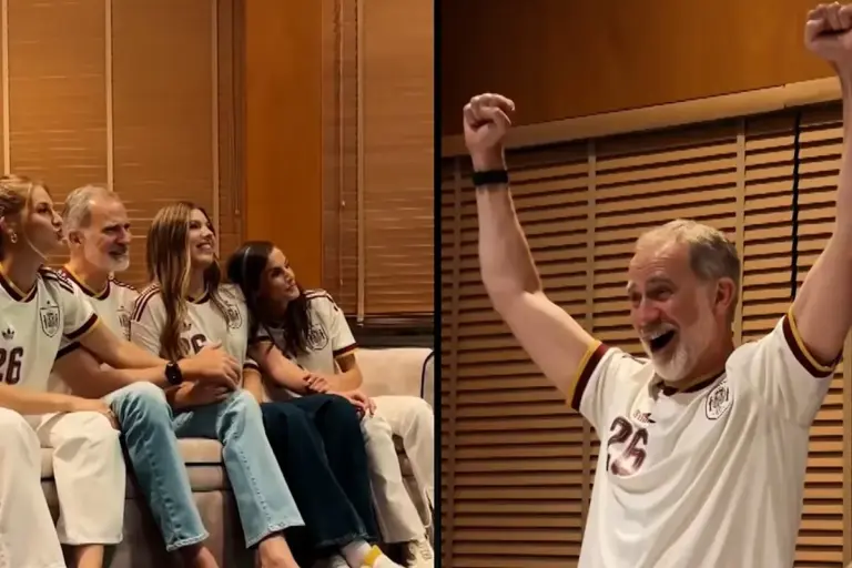 Euphoria in the Royal Family over Spain's victory against France in the World Cup