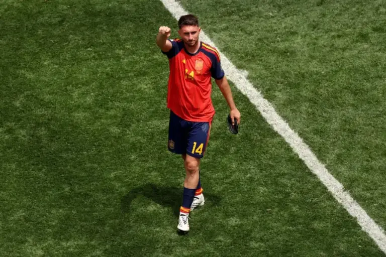 Laporte, after the quarterfinal victory against Belgium.