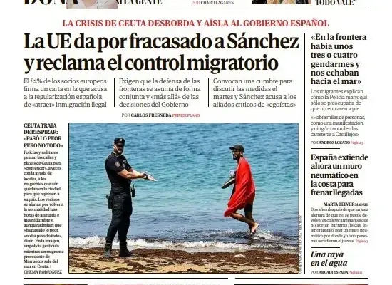 Cover of EL MUNDO on Sunday, August 2, 2026