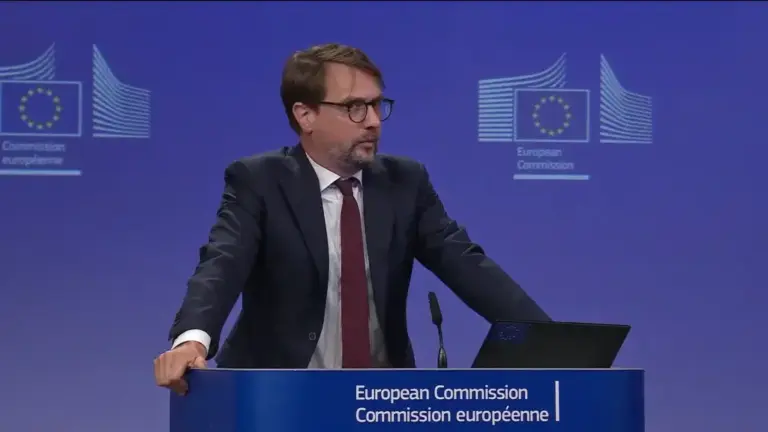 European spokesperson Markus Lammert, in Brussels.
