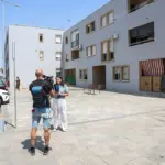 Police deployment to locate the two hooded men who shot and killed three people in the street in Isla Cristina