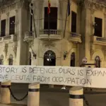 Moroccan nationalists take their claim about the city all the way to the door of Ceuta City Hall