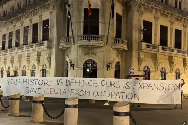 Moroccan nationalists take their claim about the city all the way to the door of Ceuta City Hall