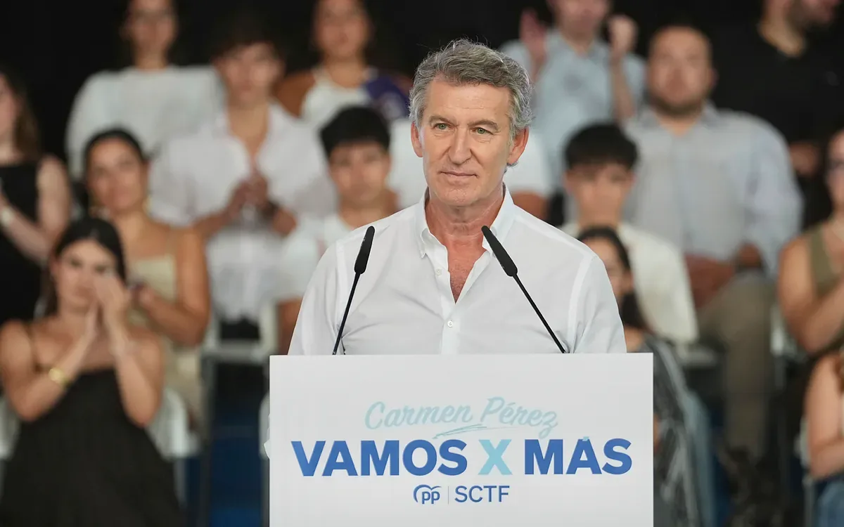 Feijóo denounces that the situation in Spain is the "most delicate" in its history after the "invasion" in Ceuta