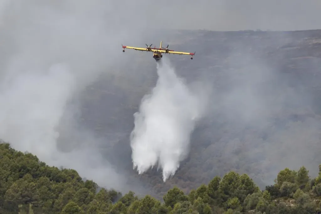 Evacuated the town of Catí due to the Tírig (Castellón) fire