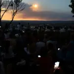 The eclipse in Monforte de Lemos: 41 seconds of total darkness, a party with drinks, and a visitor from Houston