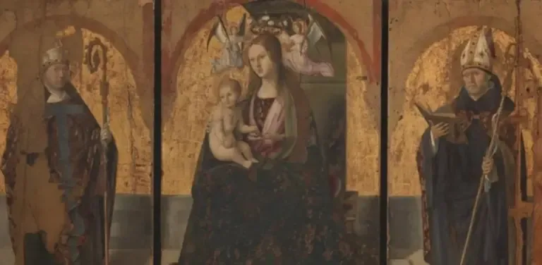 Part of the Polyptych of Saint Gregory by Antonello da Messina