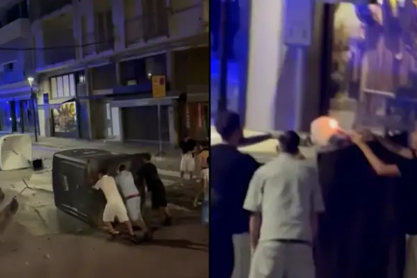 Serious altercations, with attacks on the Police, during the Sitges (Barcelona) festivities
