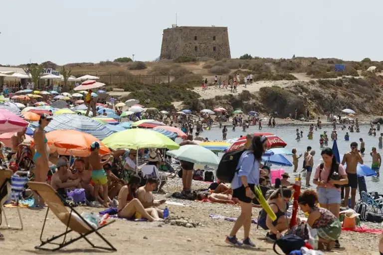 The coves are completely overcrowded by tourists