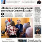 Front page of EL MUNDO Monday, August 24, 2026