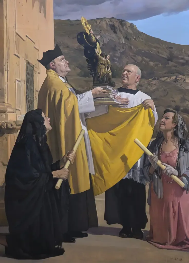 Great artistic tribute to the blessed man shot by militiamen and thrown into a lime pit in the Tabernas desert