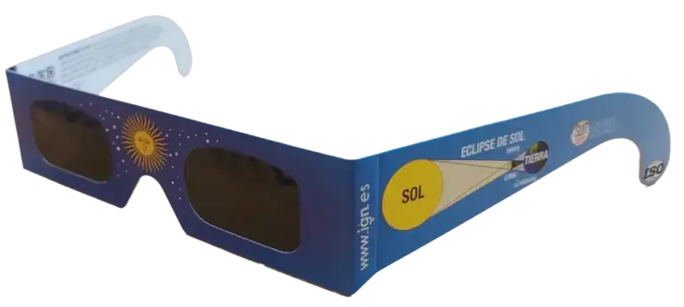 Certified eclipse glasses