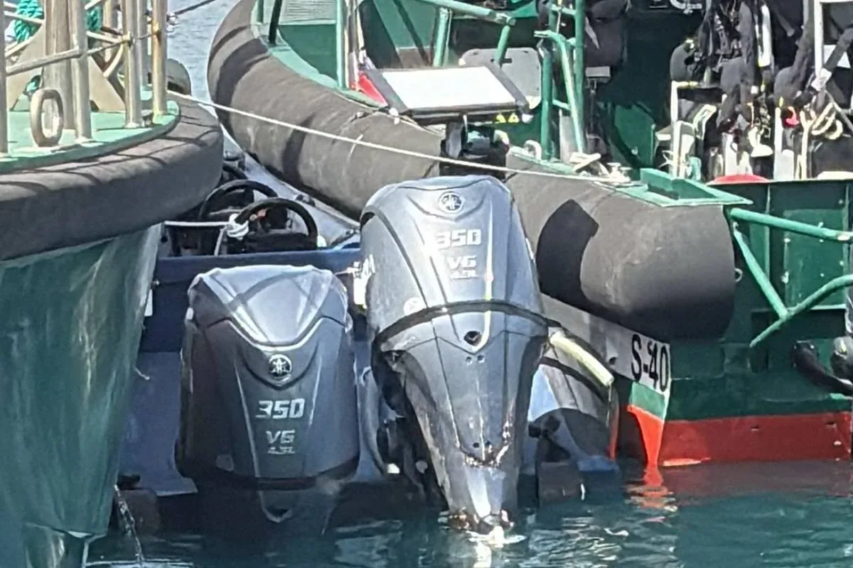 Three Civil Guards injured after being rammed by a drug-running speedboat in Águilas (Murcia), whose two skippers have been arrested