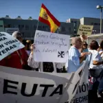 Concentration of Ceuta healthcare workers against the Minister of Health Mónica García: "Here they also manipulate the data!"
