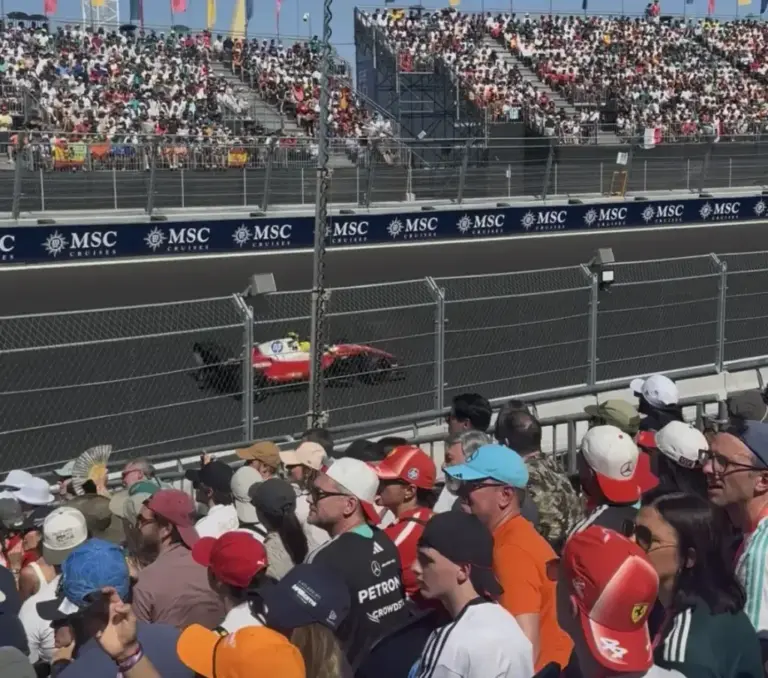 Hamilton, a su paso por La Monumental.