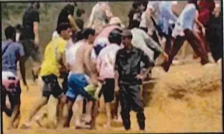 Images showing the involvement of Moroccan agents in the invasion of Ceuta