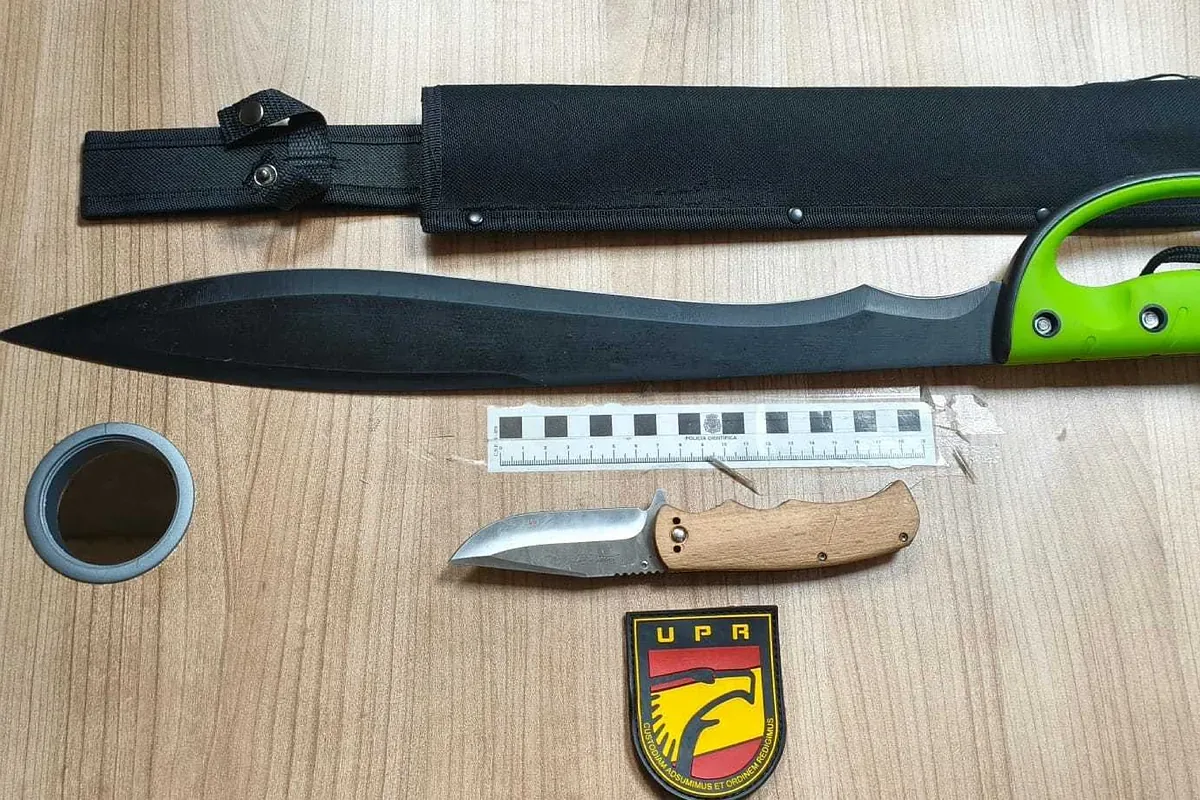 Violence intensifies in Ceuta: open wounds with large bladed weapons