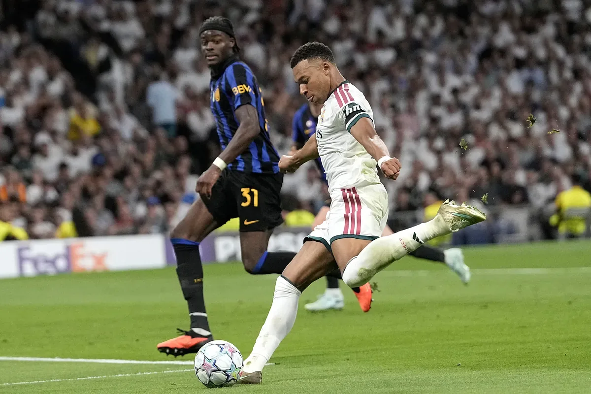 El Madrid logra la victoria del descontrol ante un Inter con dominio y errores en el Bernabéu