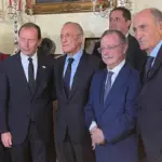 Florentino's time in Ceuta between the transfer of immigrants and the controversy of Mbappé and Vinicius: "We have not prepared the visit because of any news"