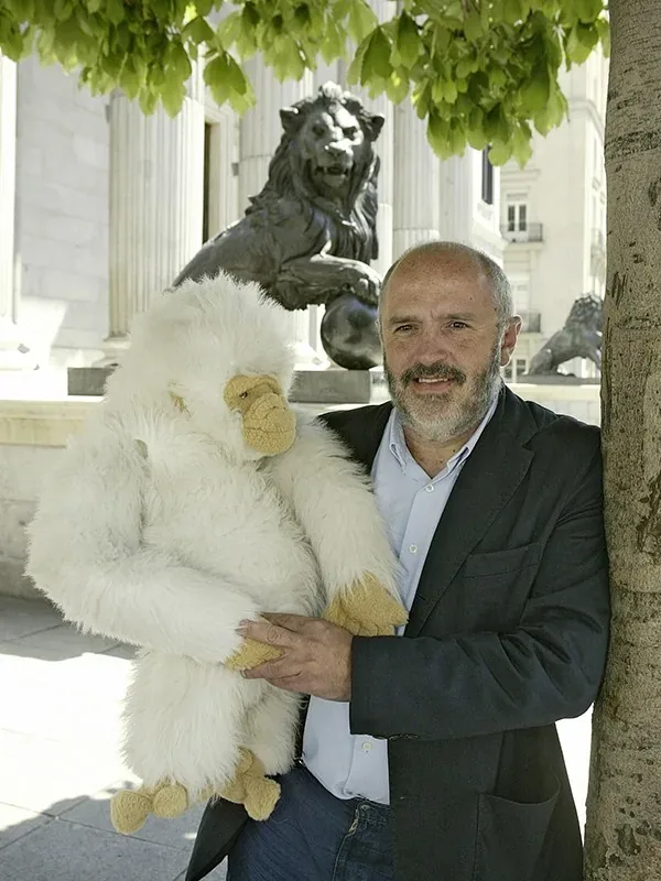 The former deputy when defending a law for the Great Ape Project.