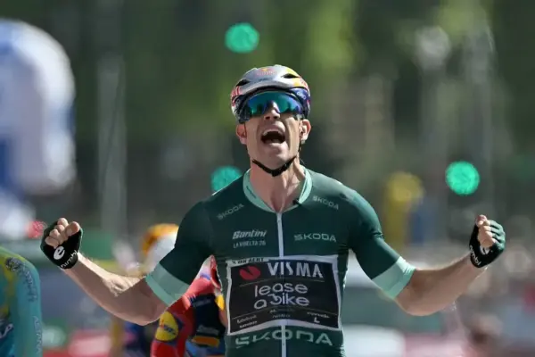 Van Aert achieves his second stage victory on a route that was shortened due to high temperatures