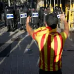 Eighteen arrested for public disorder in various riots during the Diada in Barcelona