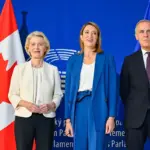 Von der Leyen offers Carney that "Canada becomes the first associate member of the EU"