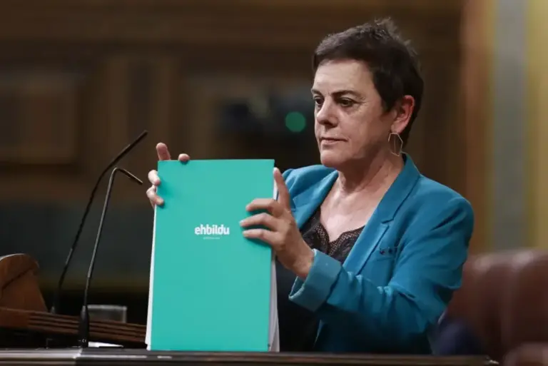La portavoz de Bildu, Mertxe Aizpurua